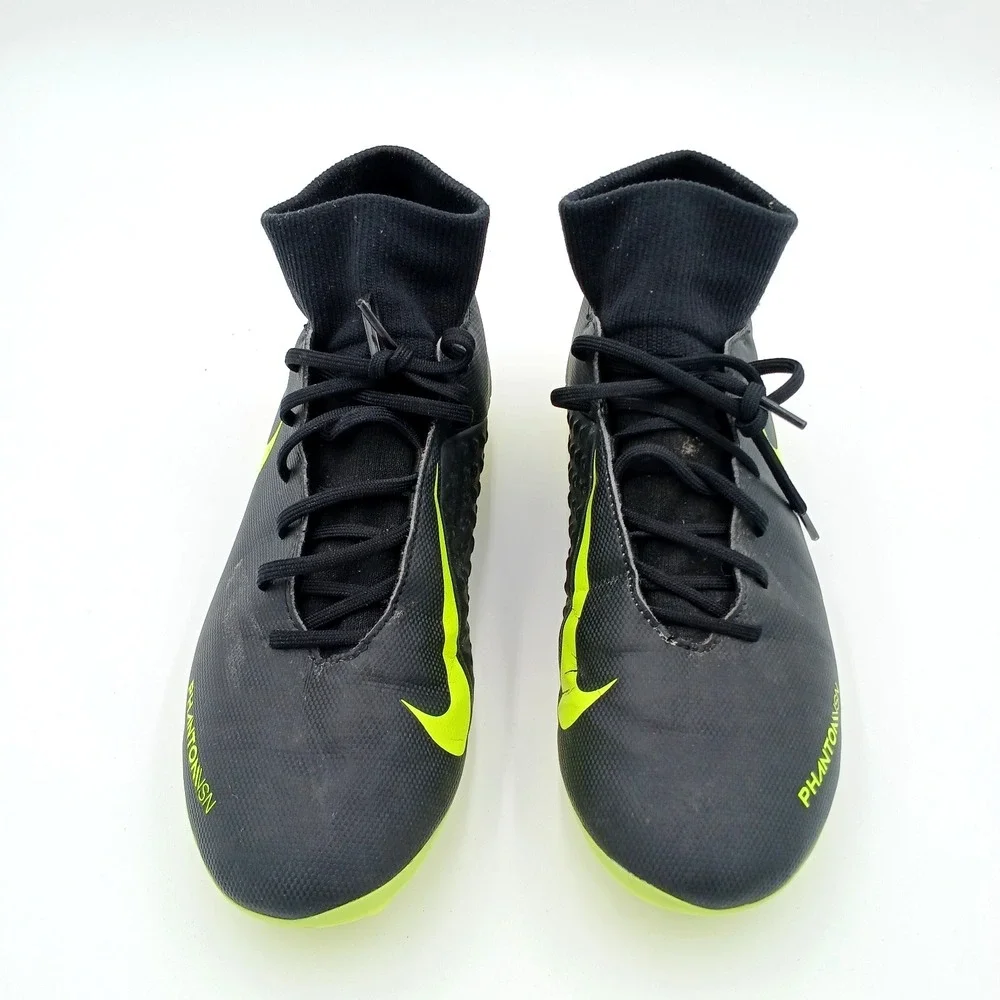 Nike Phantom Vision Club DF MG Soccer Cleats‎ Black Volt AJ6959-007 Mens 7.5